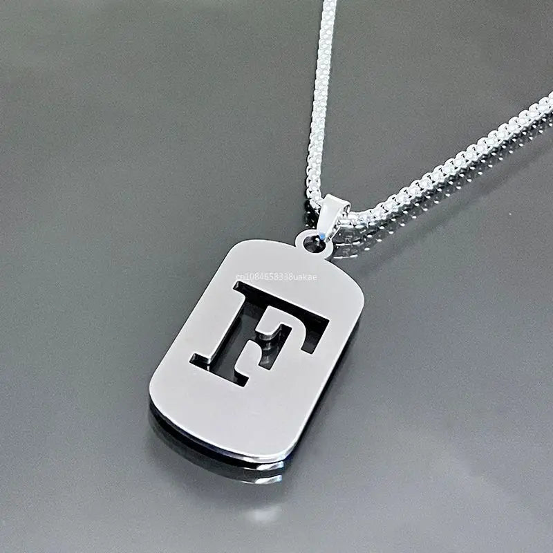 Letter necklaces